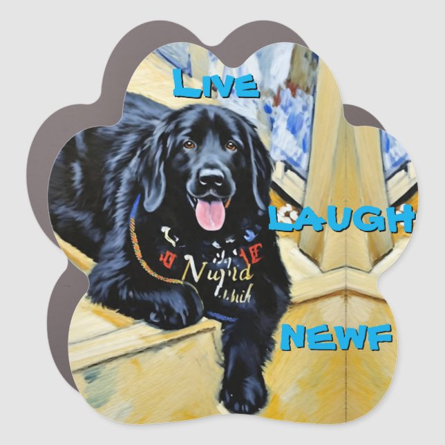 newfoundland dog magnet (Front)