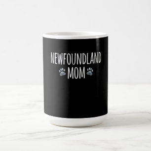 Newfoundland dog mom dog lover paws gift coffee mug