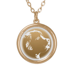 Newfoundland Dog Necklace Newfoundland Puppy Gift