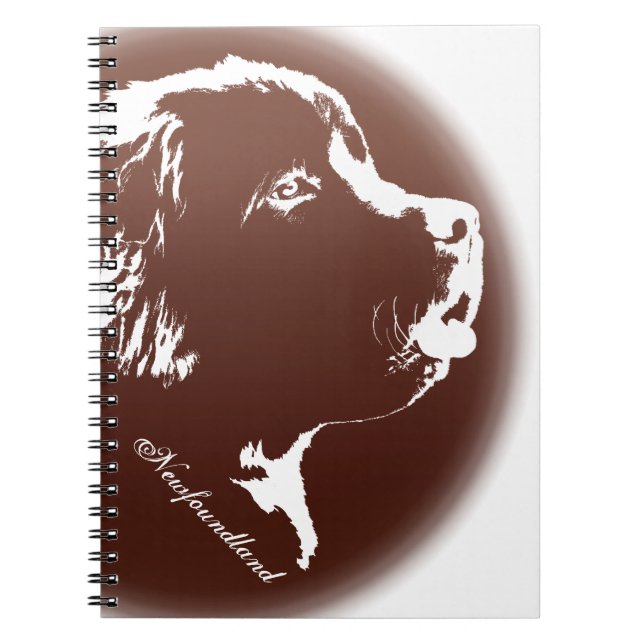 Newfoundland Dog Notebook Dog Lover Gifts Books (Front)