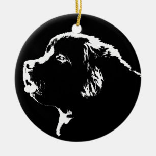Newfoundland Dog Ornament Christmas Dog Decoration