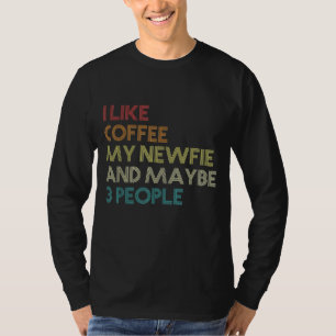 Newfoundland Dog Owner Coffee Lovers Quote Vintage T-Shirt