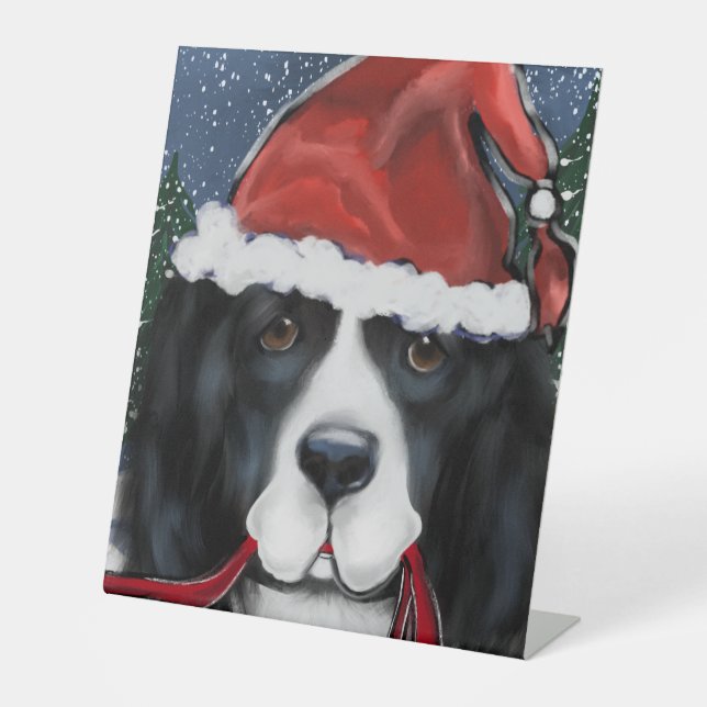 Newfoundland Dog Pedestal Sign (Front)