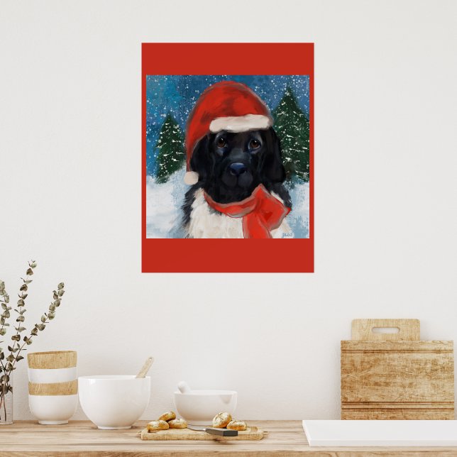 NEWFOUNDLAND  DOG POSTER (Kitchen)