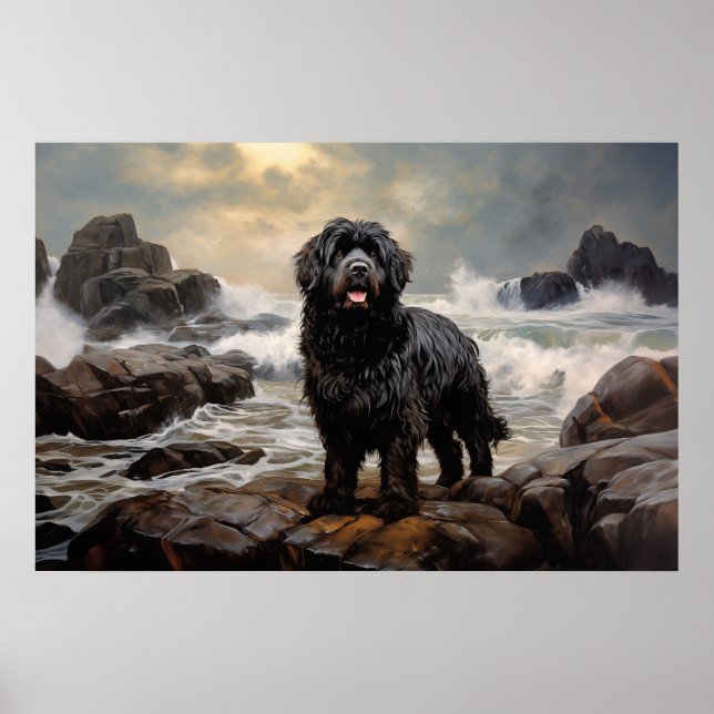 Newfoundland dog poster (Front)