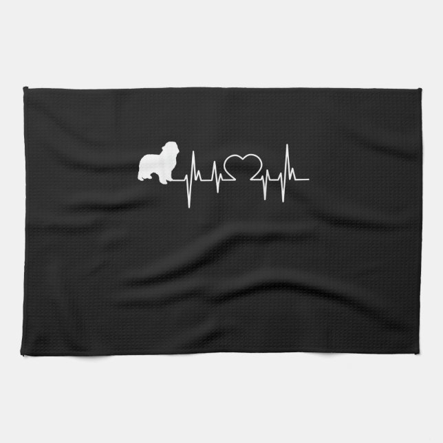 Newfoundland dog present | Animal Lover Gift Kitchen Towel (Horizontal)