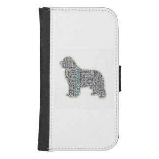 Newfoundland dog phone wallet