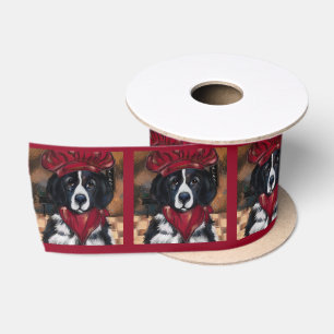 Newfoundland Dog Satin Ribbon
