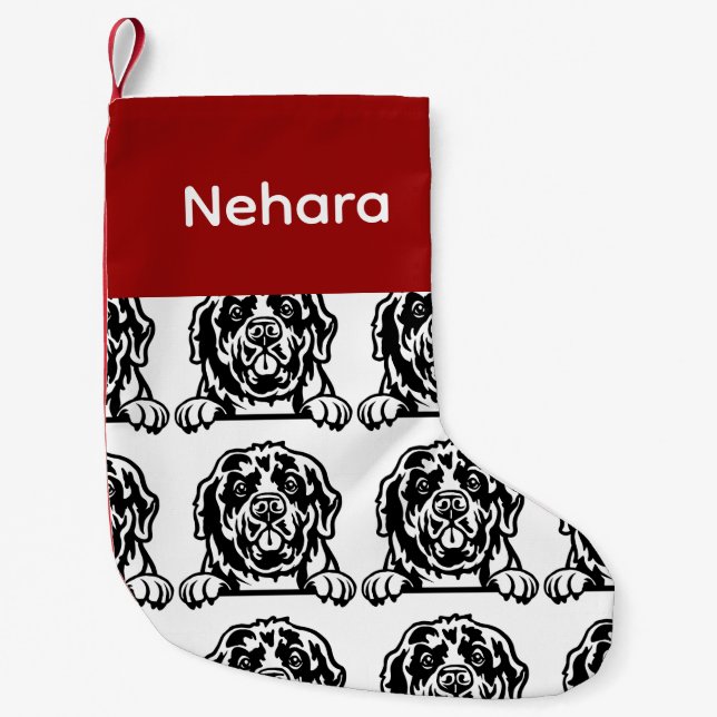 Newfoundland dog  socks Customized dog Socks - Put (Front)