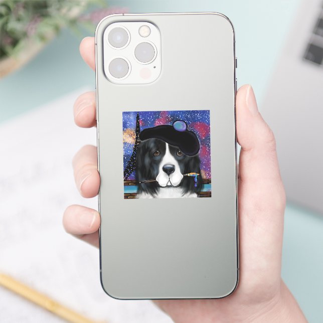 Newfoundland Dog Sticker (Phone)