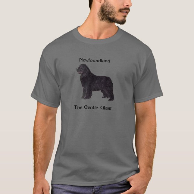 Newfoundland Dog The Gentle Giant T-Shirt (Front)