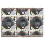 Newfoundland Dog Throw Blanket