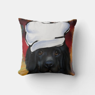Newfoundland Dog Throw Pillow