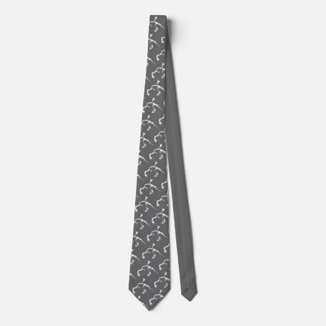 Newfoundland Dog Ties Dog Lover Neckties Custom (Front)