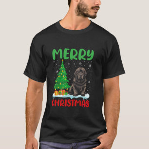 Newfoundland Dog Tree Xmas Sweater Men Women Ugly