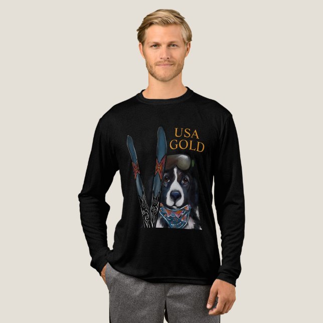 NEWFOUNDLAND DOG  Tri-Blend SHIRT (Full Front)