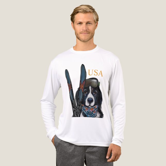 NEWFOUNDLAND DOG  Tri-Blend SHIRT (Front Full)
