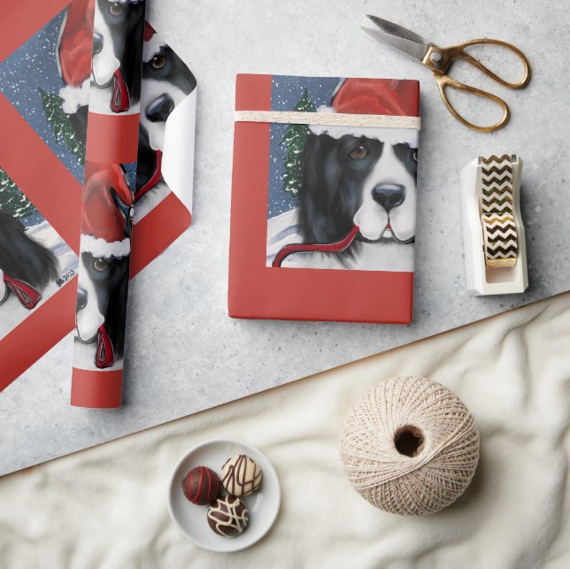 Newfoundland Dog Wrapping Paper (Crafts)