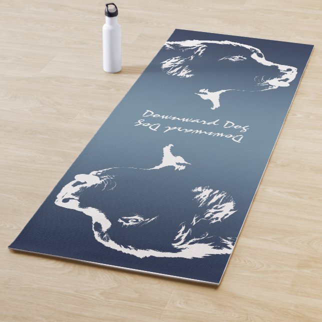 Newfoundland Dog Yoga Mats Puppy Dog Yoga Mat (In Situ)