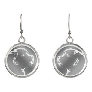 Newfoundland Earrings Newfoundland Pup Jewelry 