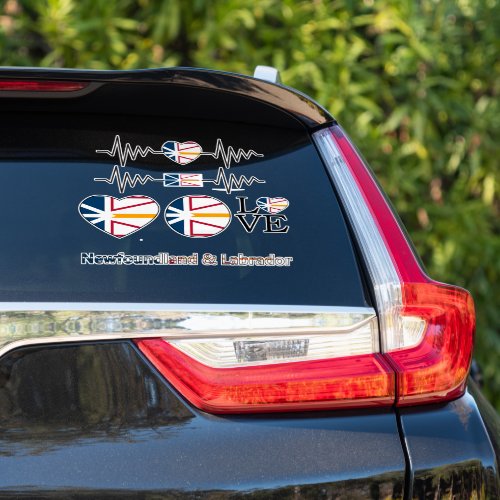 Newfoundland Flag Assorted Car Stickers