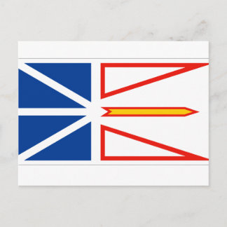 NEWFOUNDLAND FLAG POSTCARD