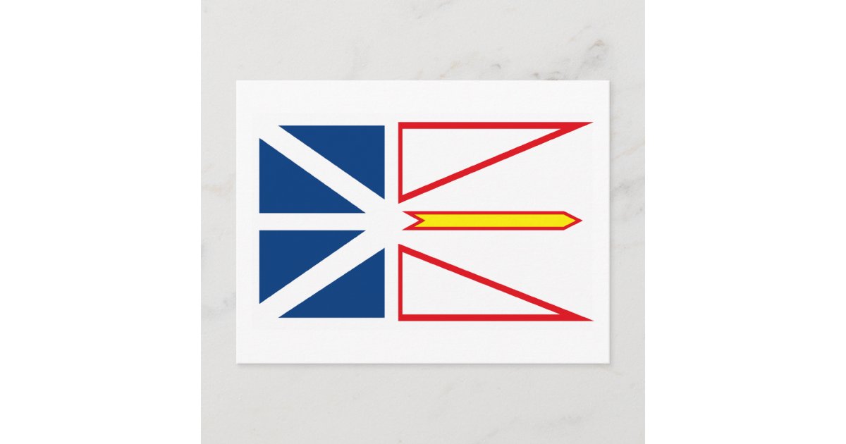 Newfoundland Flag Postcard | Zazzle