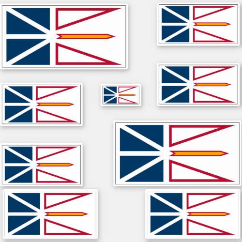 Newfoundland Flags Graphic Sticker
