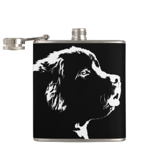 Newfoundland Flask Custom Dog Lover Drink Flask