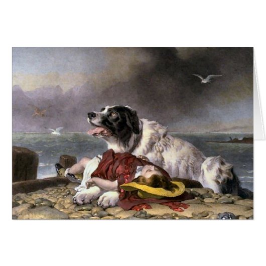 Newfoundland Gifts Landseer Saved (Front Horizontal)