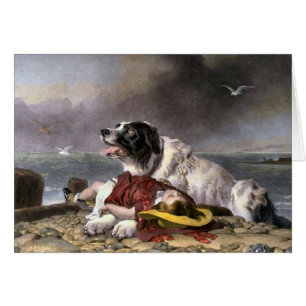 Newfoundland Gifts Landseer Saved Cards