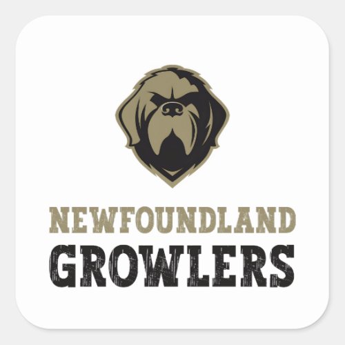  Newfoundland Growlers _ The  Newfoundland Growler Square Sticker