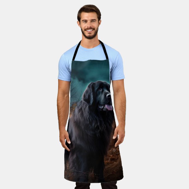 Newfoundland Halloween Scary  Apron (Worn)