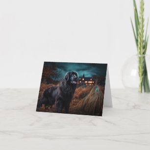 Newfoundland Halloween Scary  Card