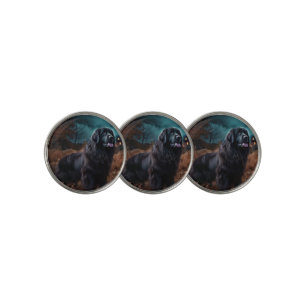 Newfoundland Halloween Scary  Golf Ball Marker