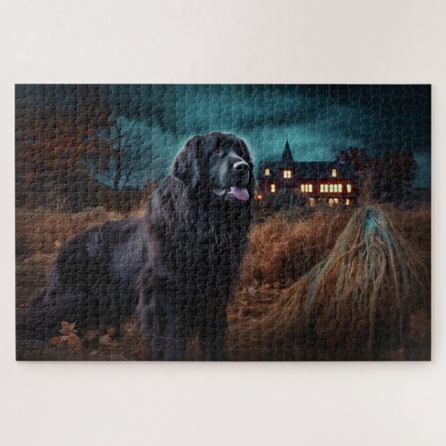 Newfoundland Halloween Scary  Jigsaw Puzzle (Horizontal)