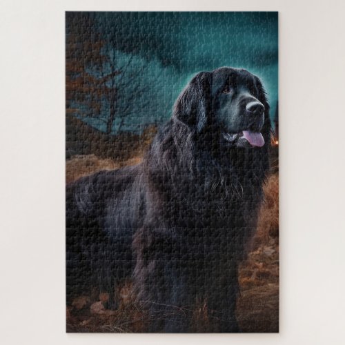 Newfoundland Halloween Scary  Jigsaw Puzzle