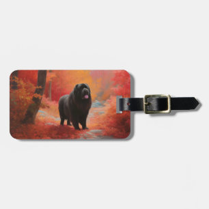 Newfoundland in Autumn Leaves Fall Inspire Luggage Tag