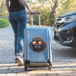 Newfoundland in Cool Sunglasses Classic T-Shirt Sticker