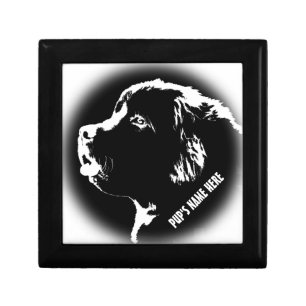 Newfoundland Jewelry Box Custom Puppy Dog Box
