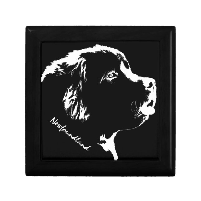 Newfoundland Jewelry Box Newfoundland Pup Boxes (Front)