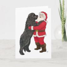 NEW Newfoundland Newfies Xmas Big Dogs Christmas Holiday Blank Note Cards Set 8 