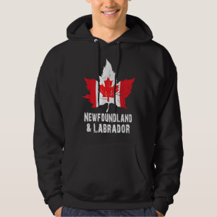 Newfoundland Labrador Canada Canada Flag Hoodie