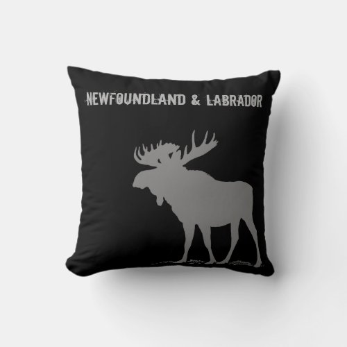 Newfoundland  Labrador Throw Pillow