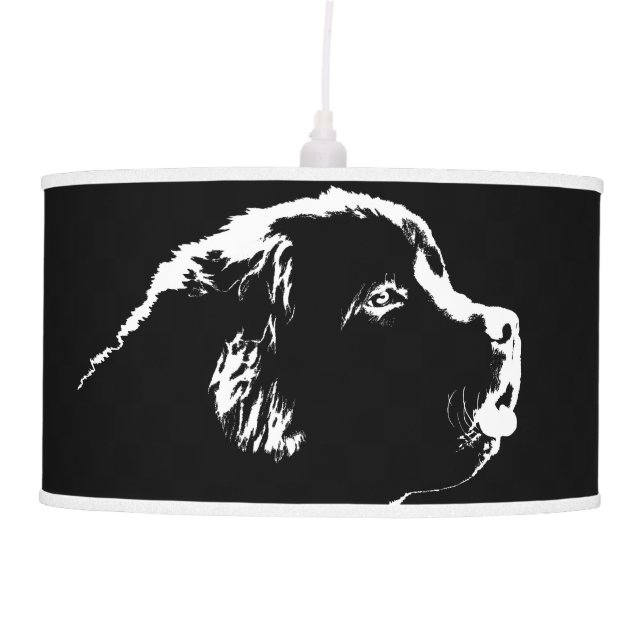 Newfoundland Lamp Dog Lover Newfoundland Lamps (Front)