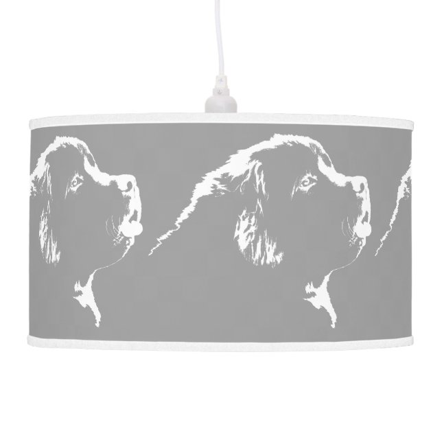 Newfoundland Lamp Dog Lover Newfoundland Lamps (Left)