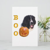 Newfoundland Landseer Halloween Boo (Standing Front)