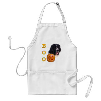 Newfoundland Landseer Halloween Boo Adult Apron