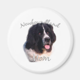 Newfoundland (landseer) Mom 2 Magnet
