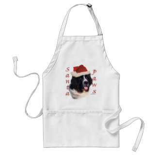 Newfoundland (landseer) Santa Paws Adult Apron
